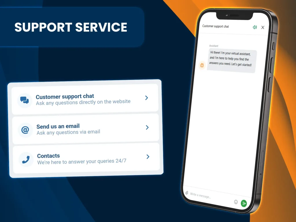 Quickly get answers to your questions by contacting 1xbet support in any convenient way.