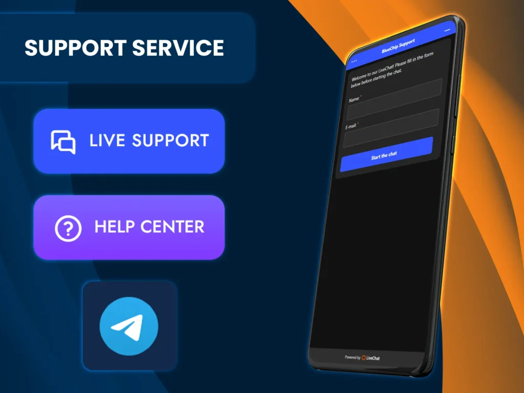 Find answers in the Help Center or contact Bluechip support in a way that is convenient for you.