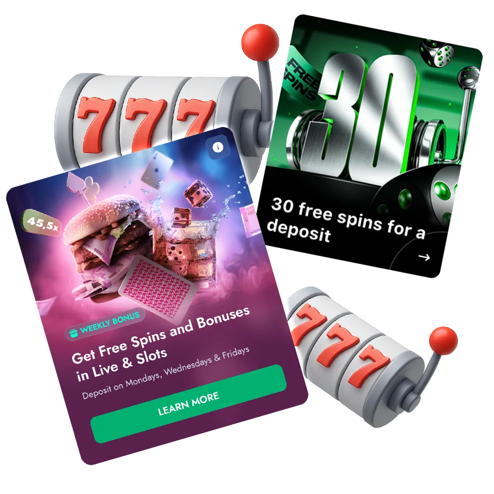 Unlock the best free spins bonus and start winning at Live Casino.