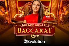 Feel the excitement of Golden Wealth Baccarat.