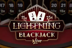 Feel the excitement of a live casino by trying Lightning Blackjack.