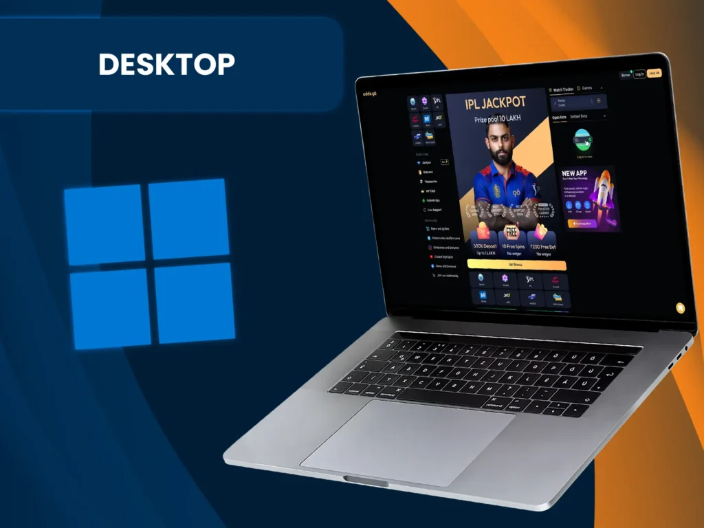 Choose the desktop version of Odds96 if you prefer to play on the big screen.