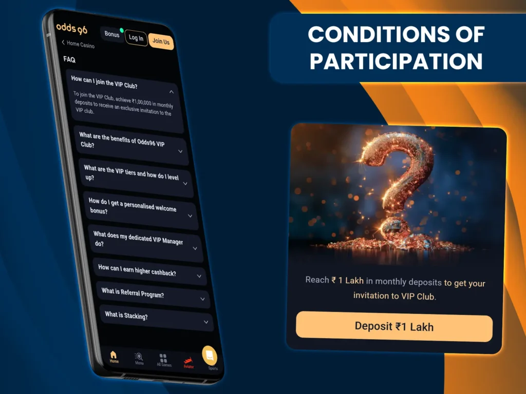 Learn how to become an Odds96 VIP member.