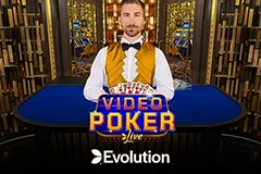 Play Video Poker with live dealers.