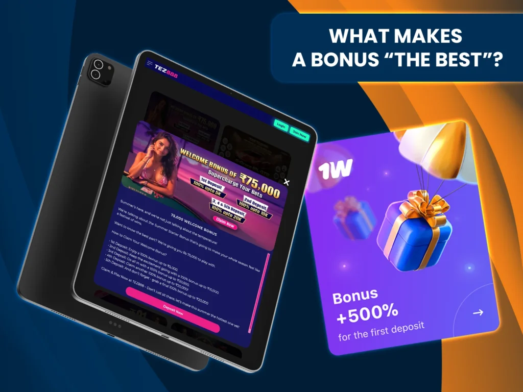 Find out what makes a welcome bonus truly the best for Live Casino.