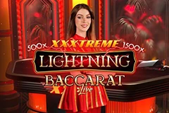 Play XXXtreme Lightning Baccarat with live dealers.