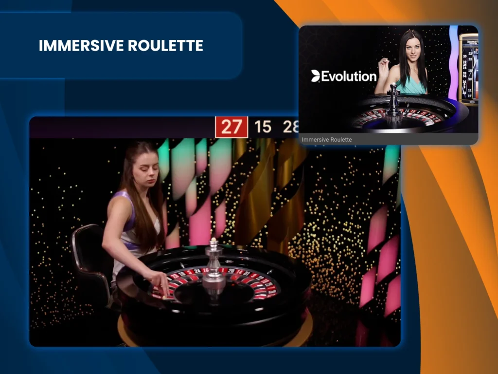 Achieve a high ranking among the winners of Immersive Roulette.