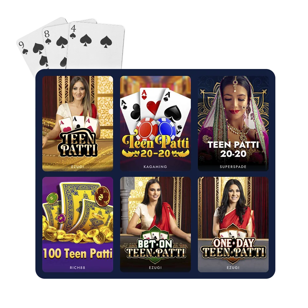 Try Teen Patti games, which are popular among users from India.