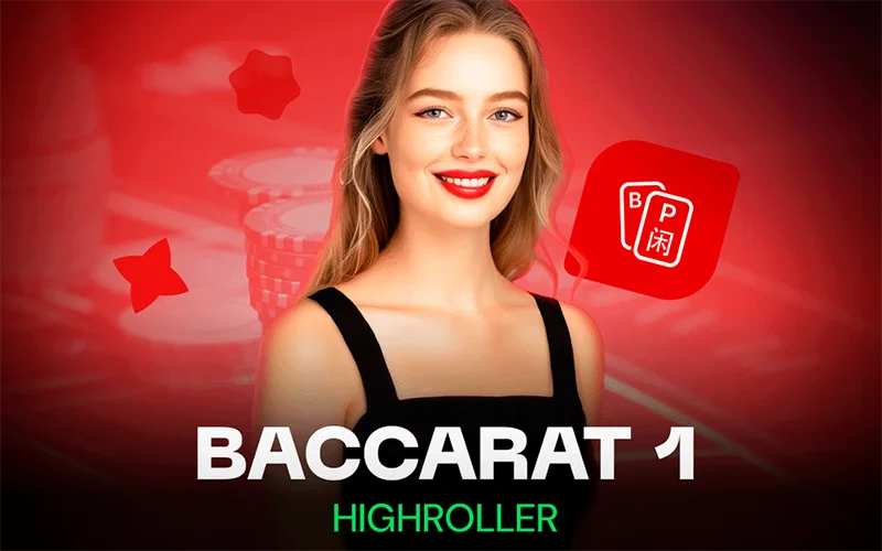 Immerse yourself in the captivating atmosphere at the start of each round in Baccarat 1.