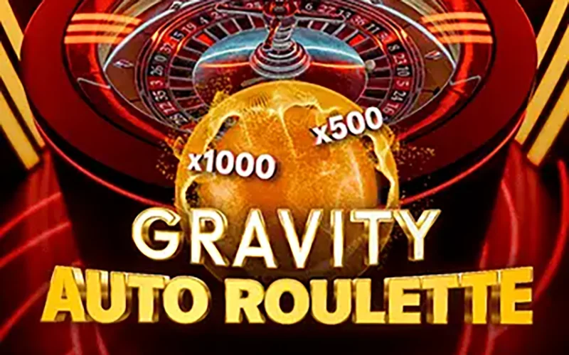 Bet on red or black in Gravity Roulette.