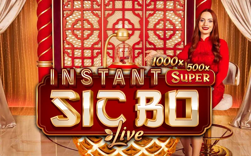 Place your bet and roll the dice in Instant Super Sic Bo.