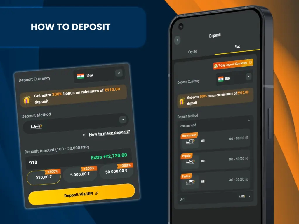 JB Casino offers payment methods that are popular in India.