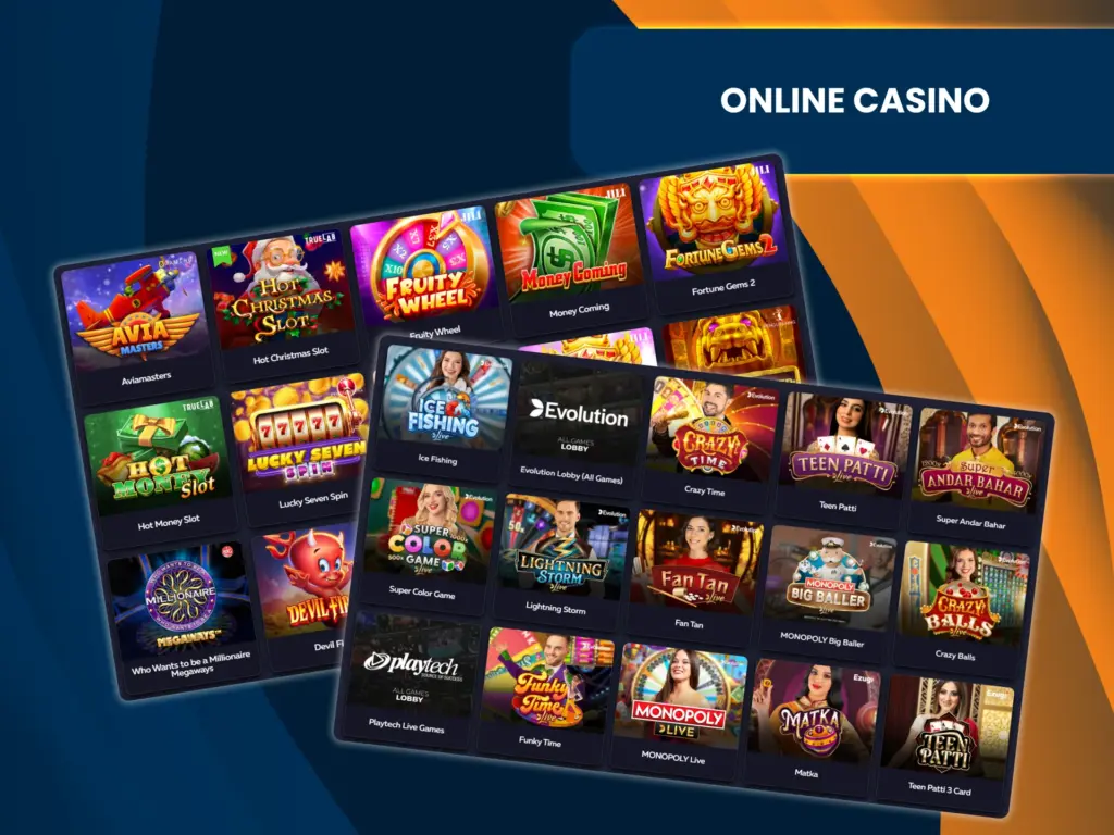 Open the casino section on the Vavada platform and select the game you want to play.