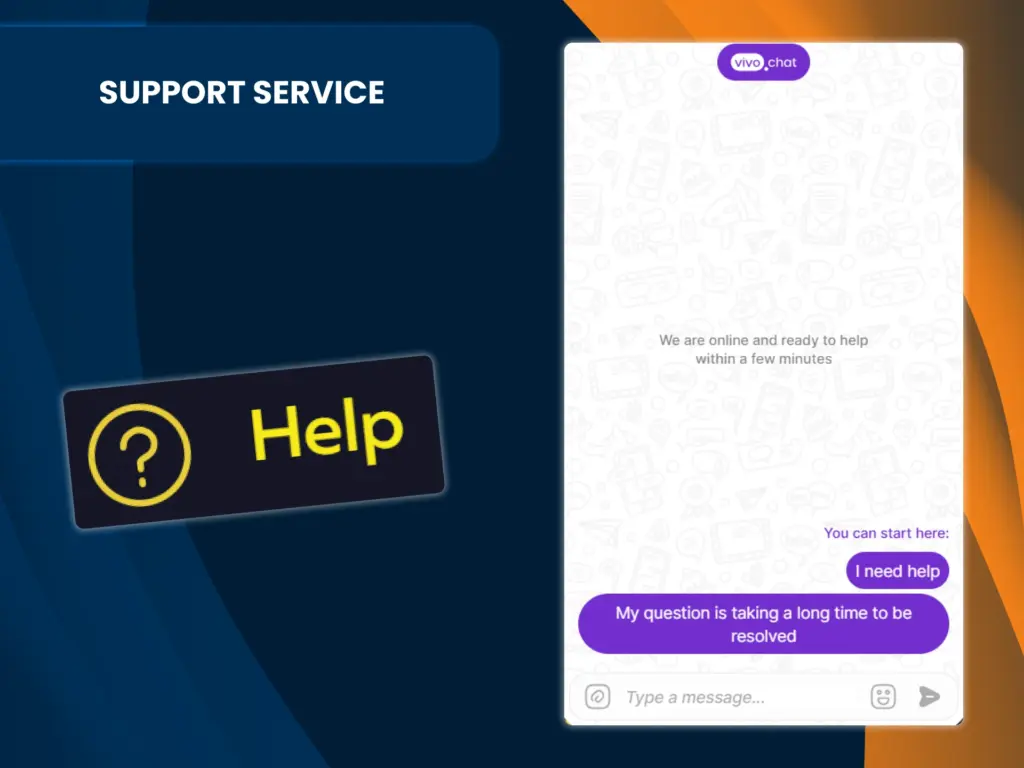 Get help from Vavada's support service via chat.