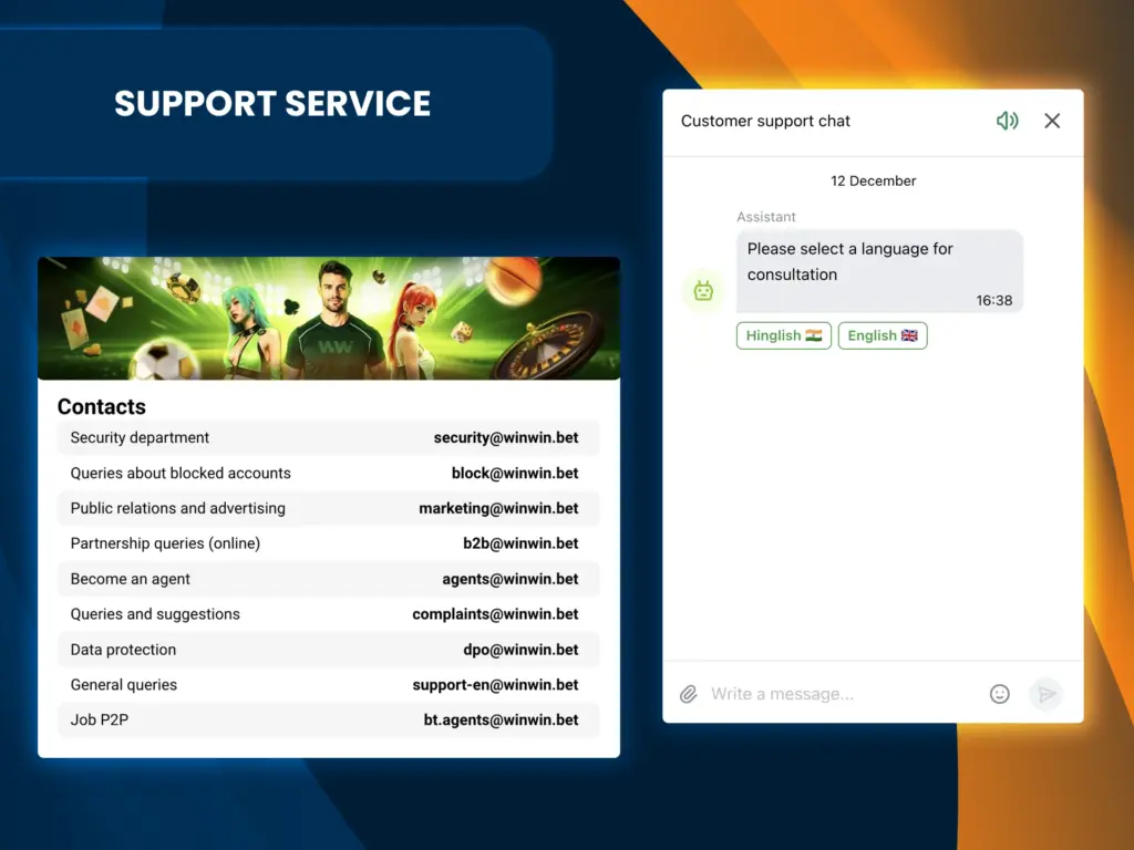 Unsurpassed support from WinWin will always help you get out of a difficult situation.